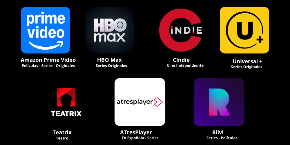 Streaming Incluidos VTR